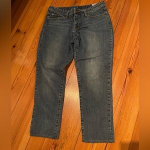 Gap sexy boyfriend 100% cotton blue jeans, size 28